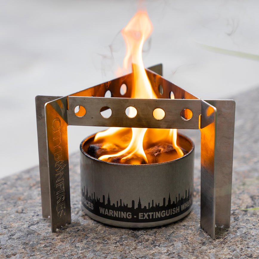 Collapsible Camp Stove, Cooker & Trivet – Made in USA