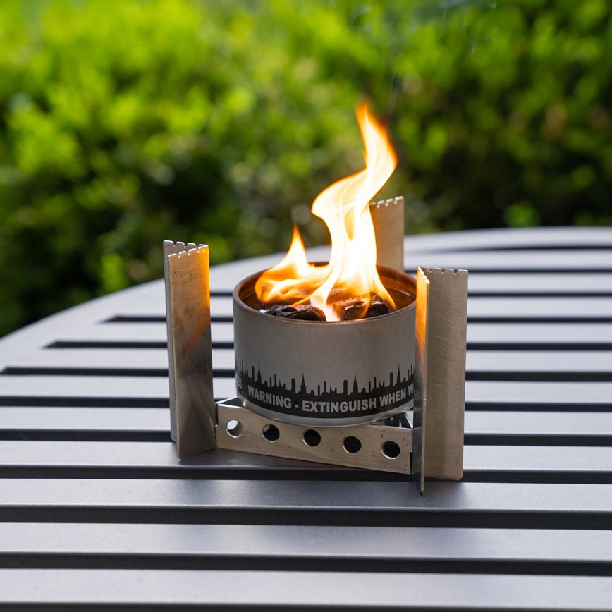 Collapsible Camp Stove, Cooker & Trivet – Made in USA
