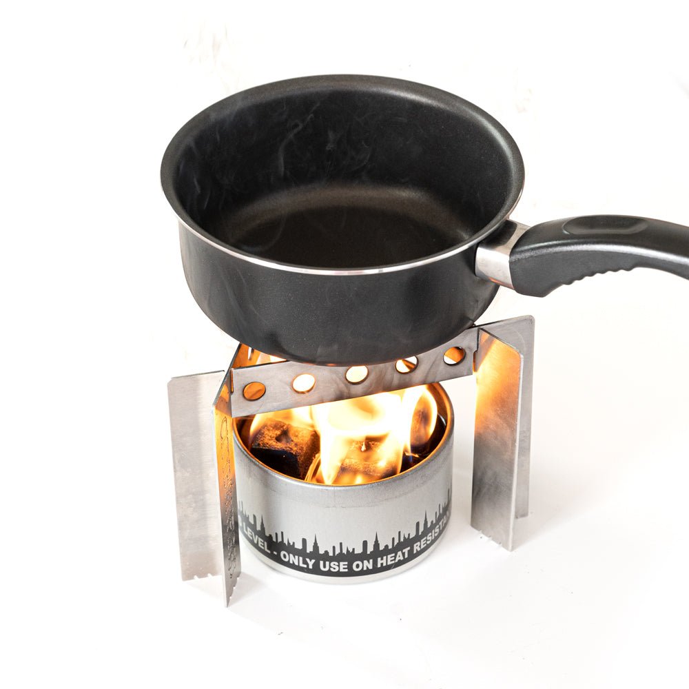 Collapsible Camp Stove, Cooker & Trivet – Made in USA