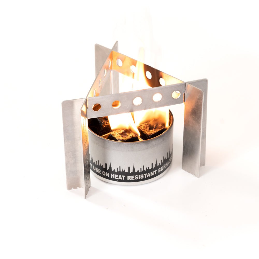 Collapsible Camp Stove, Cooker & Trivet – Made in USA