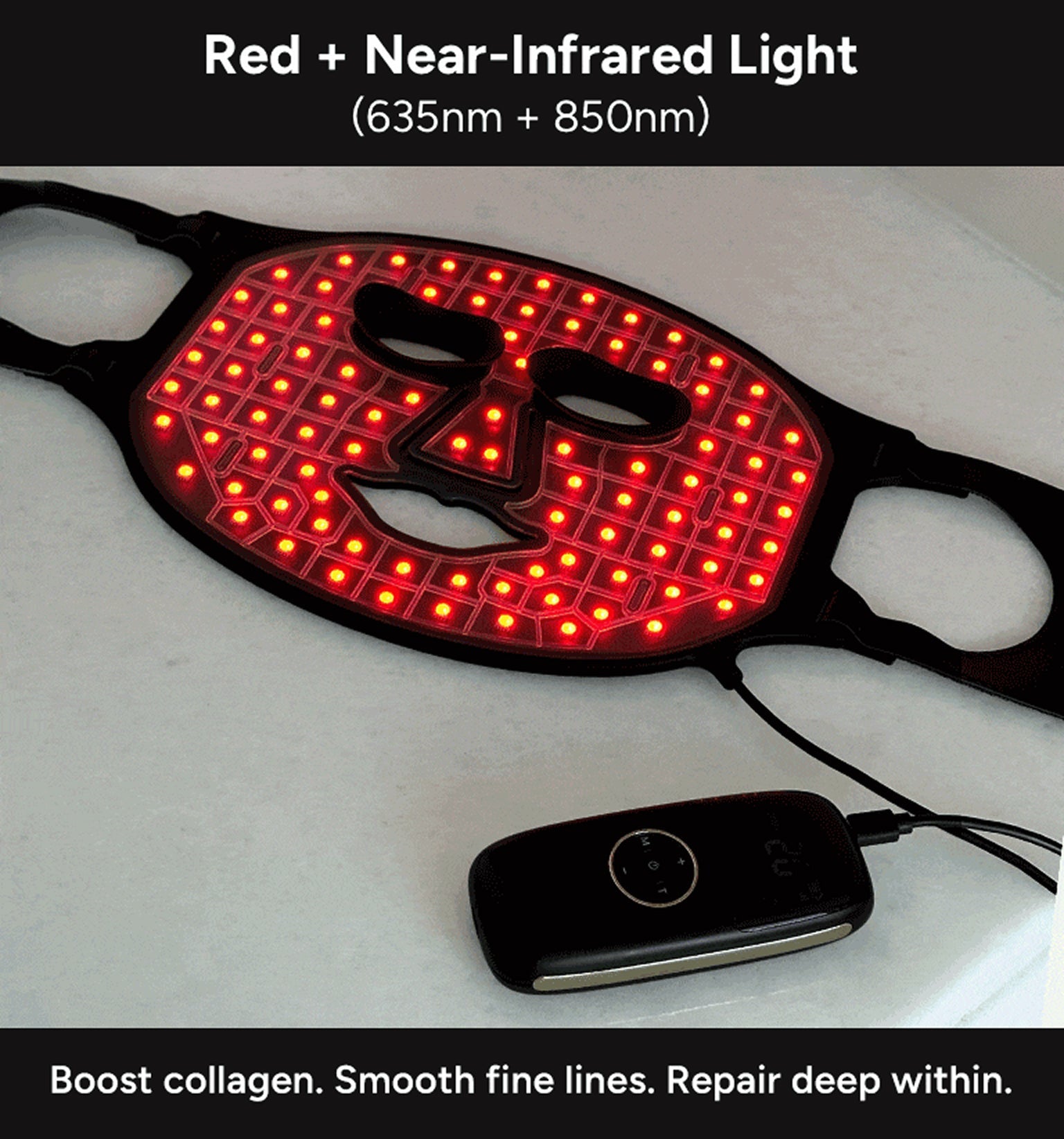 The Mask – LED Light Therapy Mask for Acne & Skin Rejuvenation