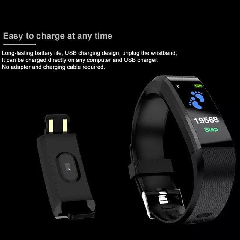 Kids Smart Fitness Watch with Heart Rate Monitor, Sleep Tracker & Call Alerts — Waterproof, Boys & Girls