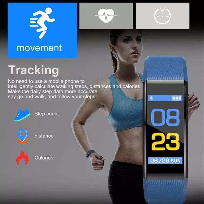 Kids Smart Fitness Watch with Heart Rate Monitor, Sleep Tracker & Call Alerts — Waterproof, Boys & Girls