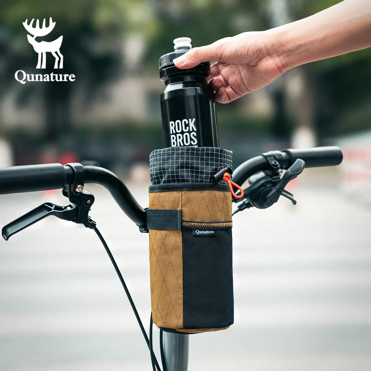 Insulated Bike Bottle Bag — Aluminum Foil Lining, Expandable, Universal Fit | Road, MTB & E-Bike