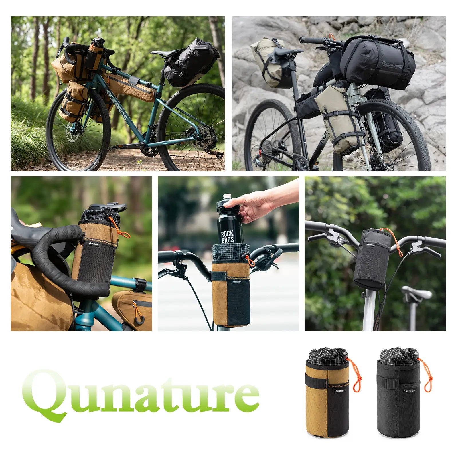 Insulated Bike Bottle Bag — Aluminum Foil Lining, Expandable, Universal Fit | Road, MTB & E-Bike
