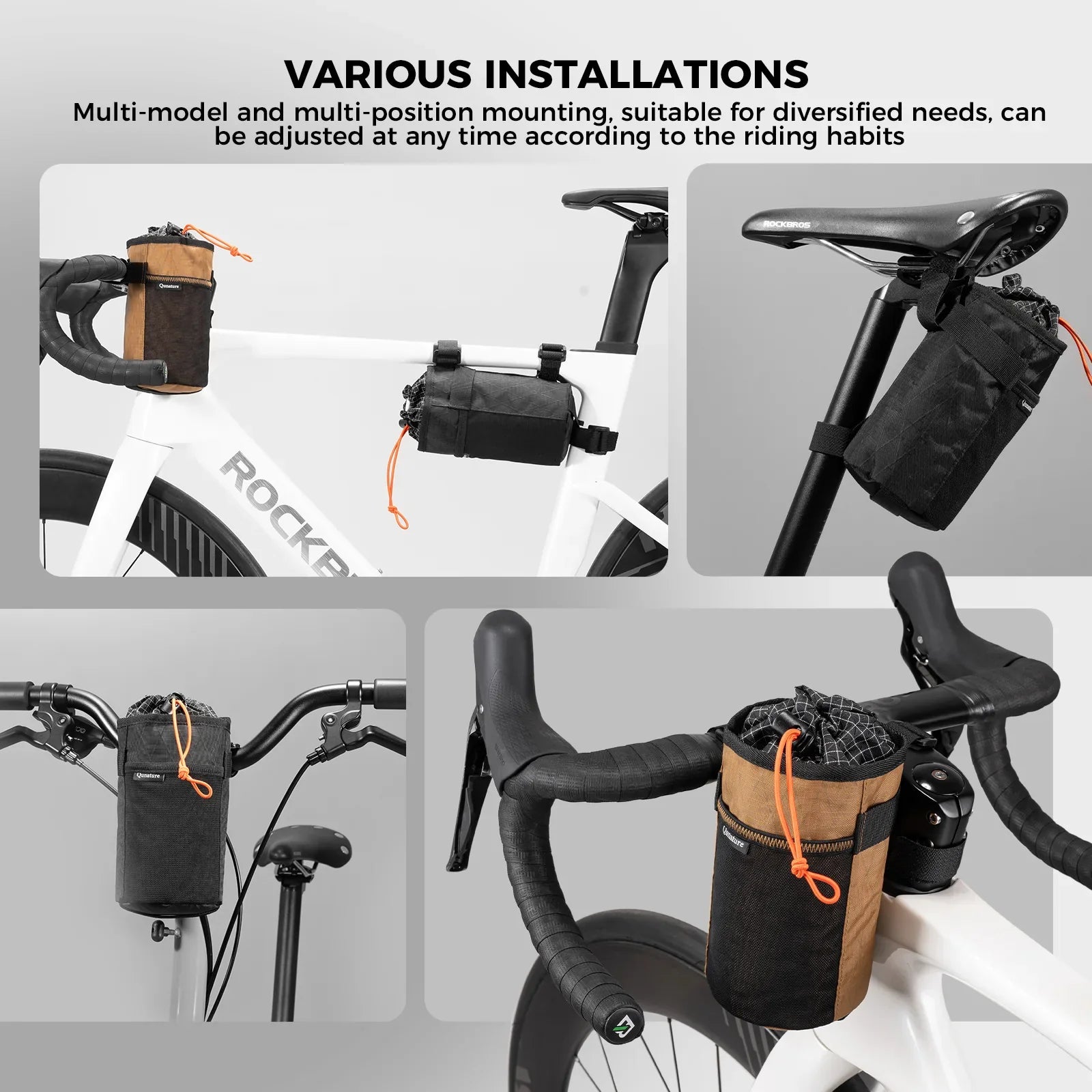 Insulated Bike Bottle Bag — Aluminum Foil Lining, Expandable, Universal Fit | Road, MTB & E-Bike