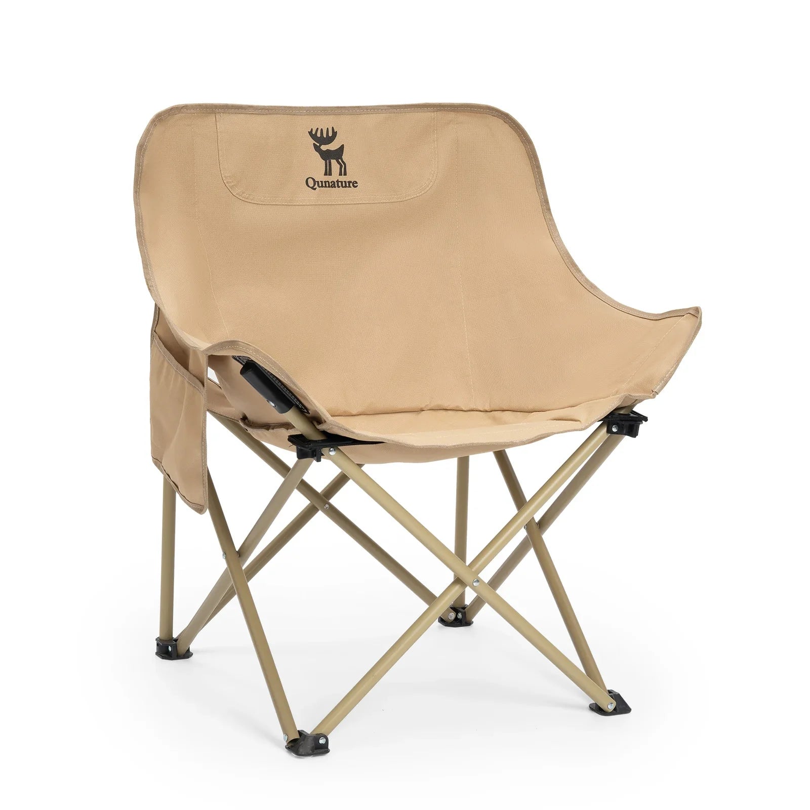 Folding Camping Chair — 1-Second Setup, 600D Oxford, 120kg Capacity | Adult & Kids
