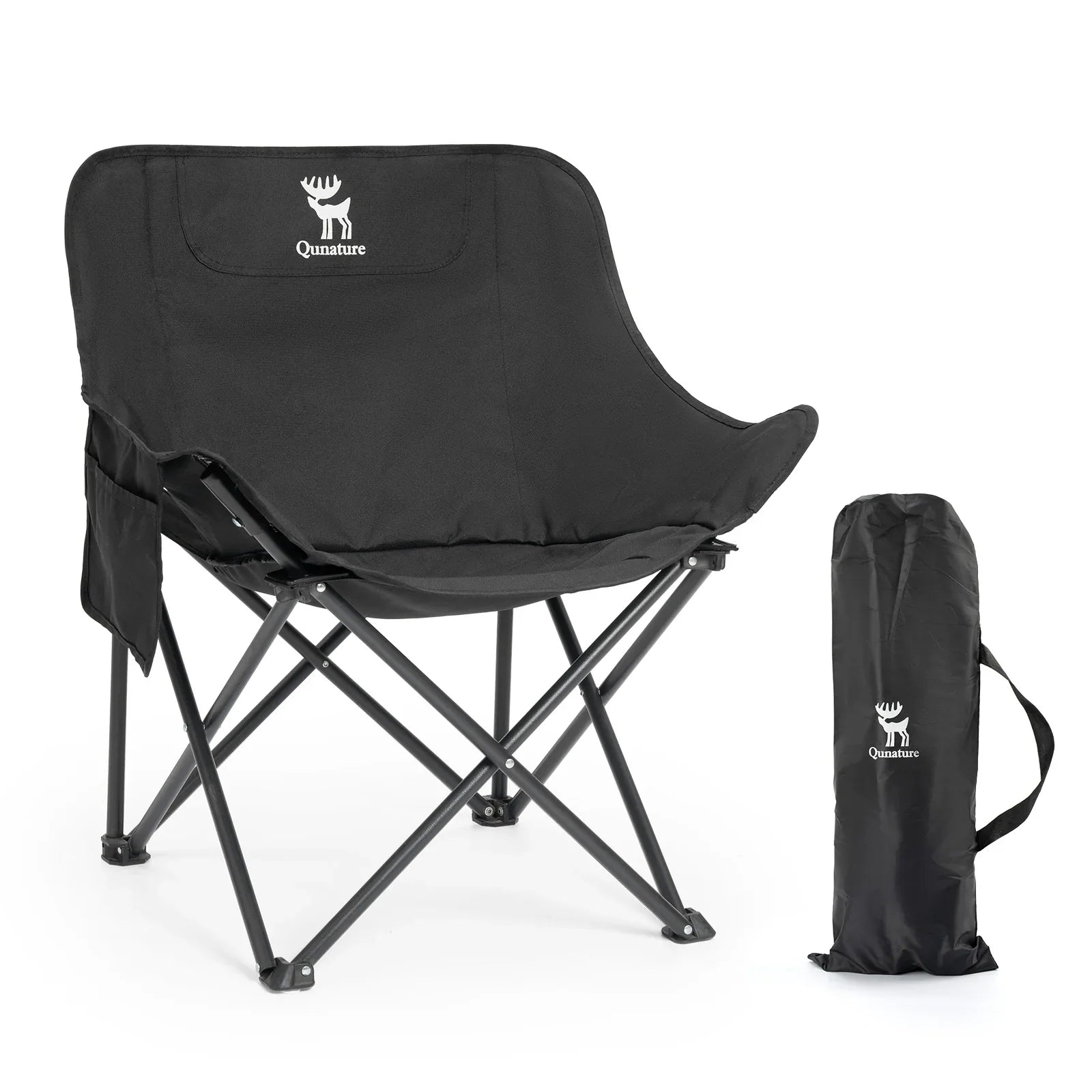 Folding Camping Chair — 1-Second Setup, 600D Oxford, 120kg Capacity | Adult & Kids