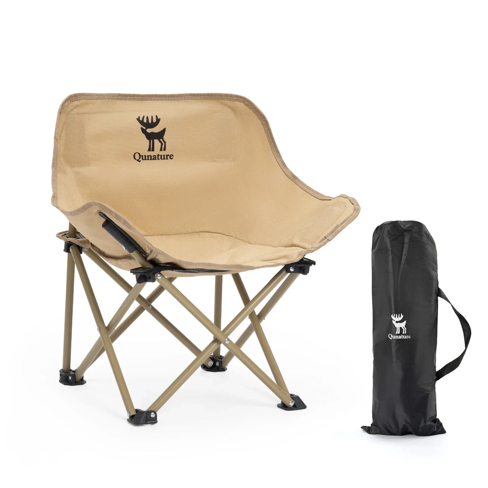 Folding Camping Chair — 1-Second Setup, 600D Oxford, 120kg Capacity | Adult & Kids