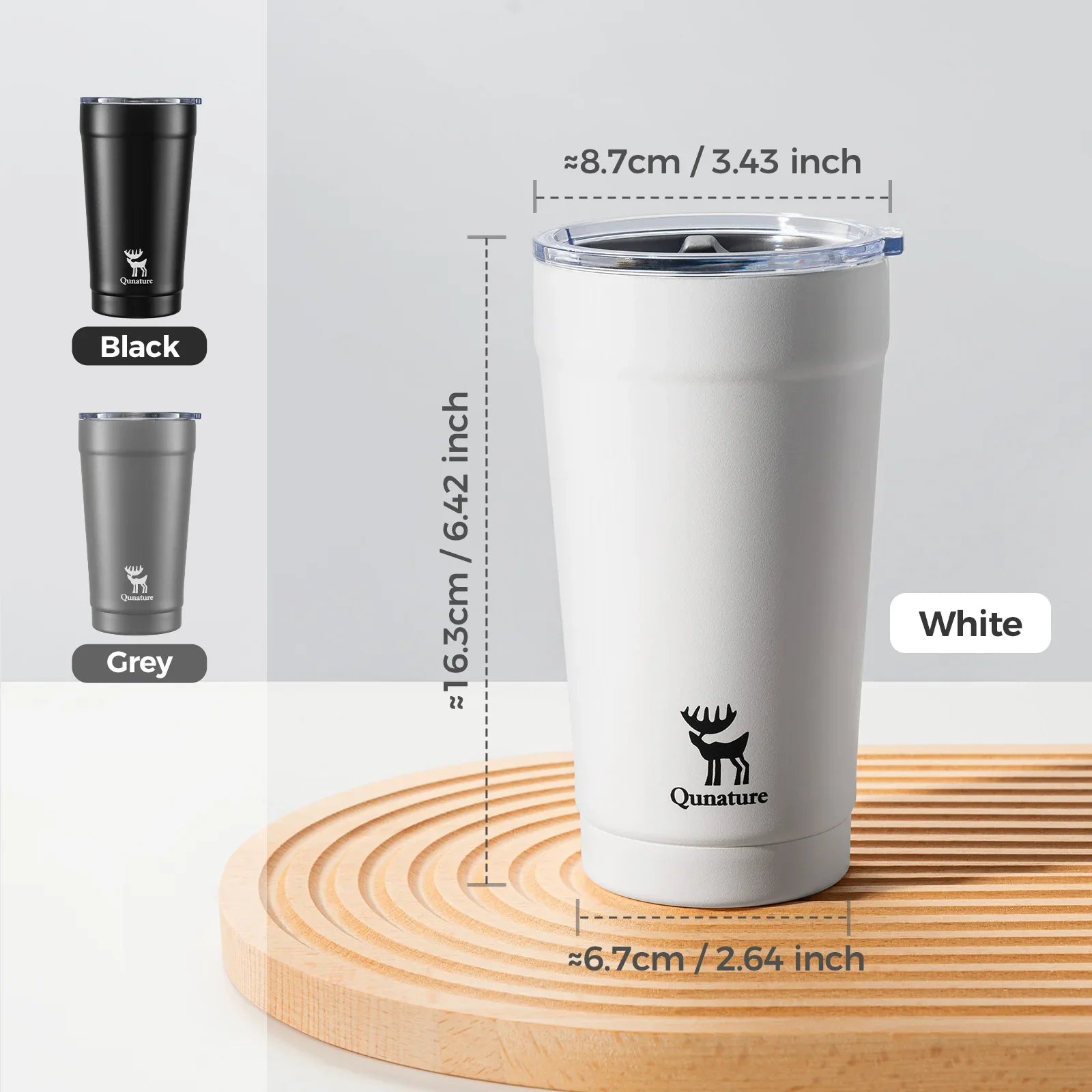 304 Stainless Steel Insulated Tumbler — 6-Hour Hot & Cold, Leak-Proof, BPA-Free | 4 Colors