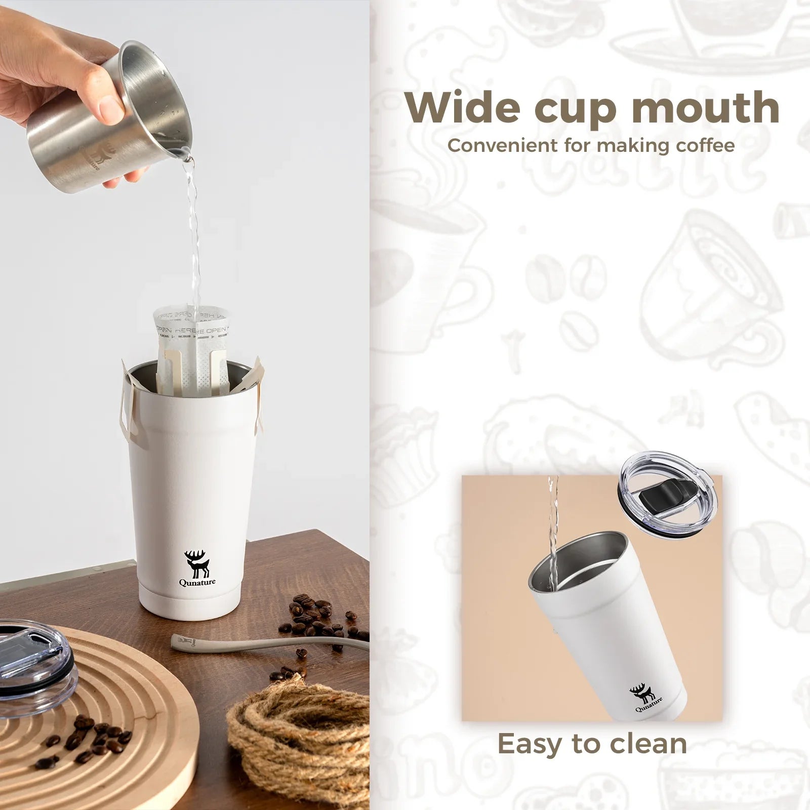 304 Stainless Steel Insulated Tumbler — 6-Hour Hot & Cold, Leak-Proof, BPA-Free | 4 Colors