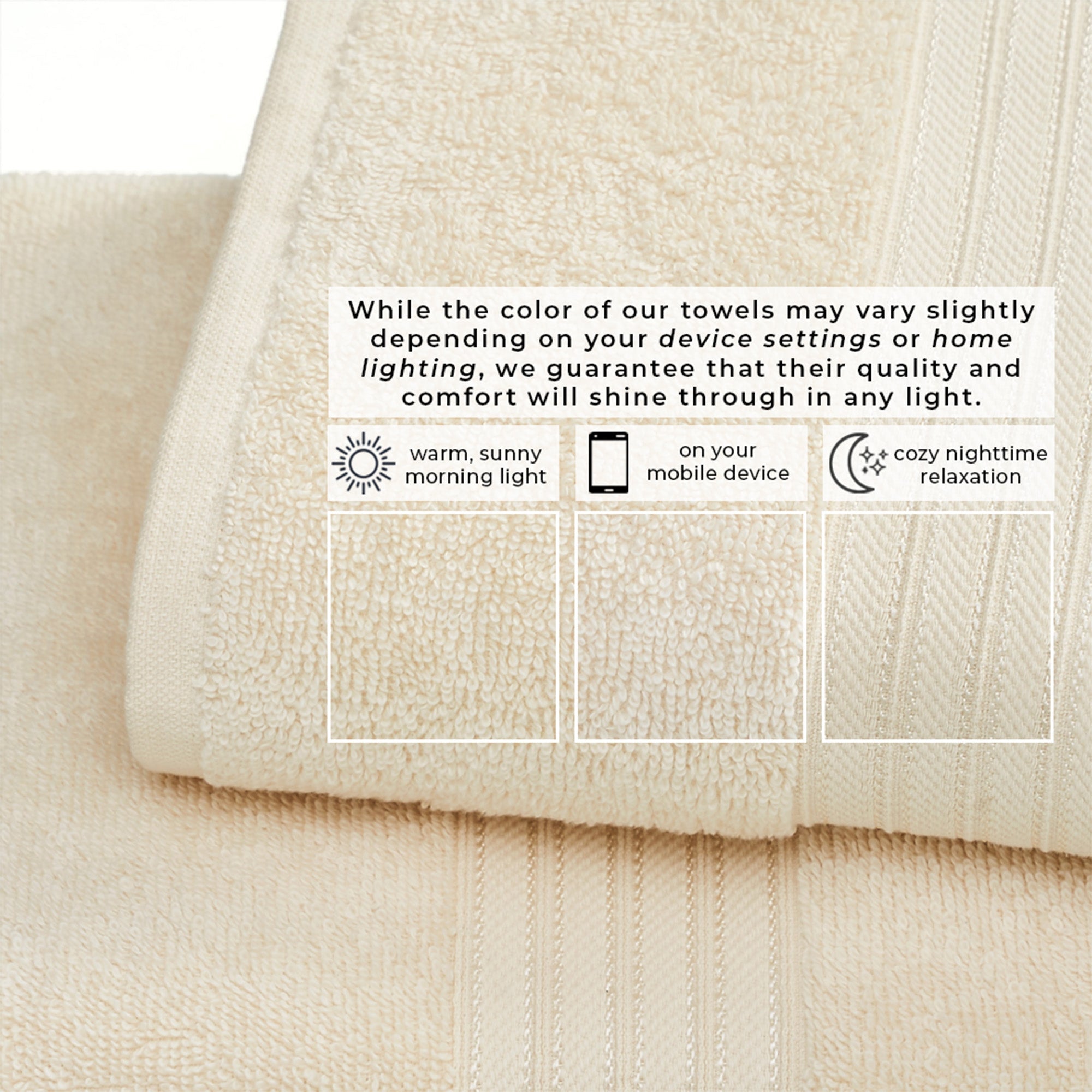 Feather Spun Cotton Bath Towels — Soft, Quick-Dry & Lightweight | Classic Bordered Style