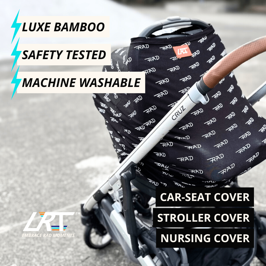 Little Rad Things Multi-Use Cover – Bamboo Car Seat & Nursing Cover
