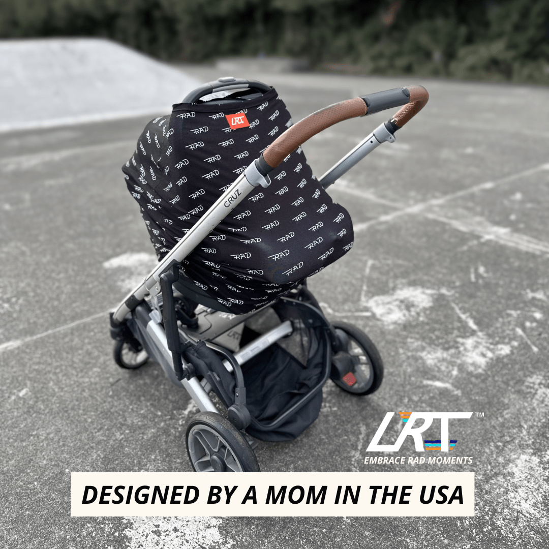 Little Rad Things Multi-Use Cover – Bamboo Car Seat & Nursing Cover