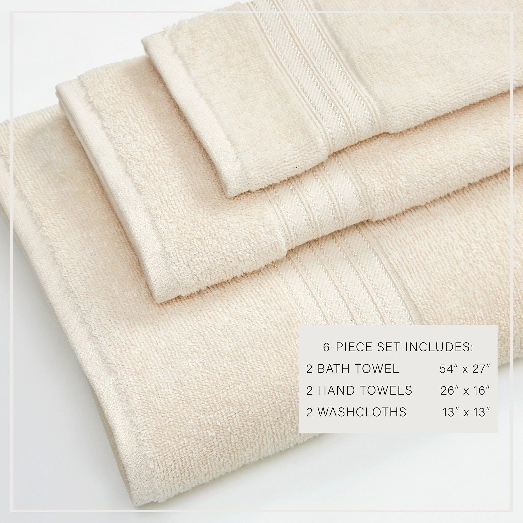 Feather Spun Cotton Bath Towels — Soft, Quick-Dry & Lightweight | Classic Bordered Style