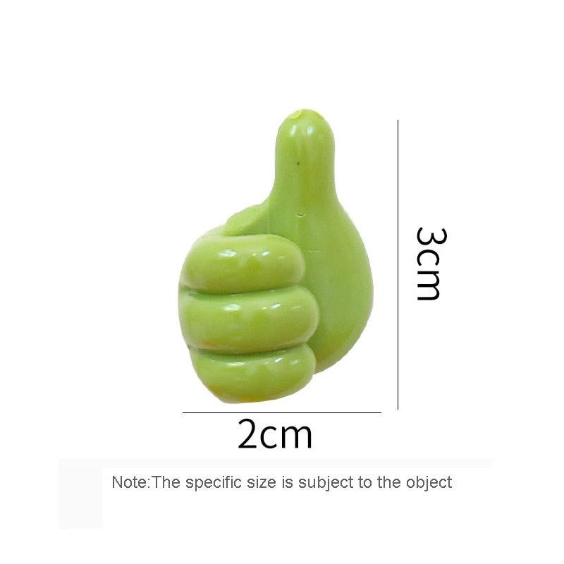 Silicone Thumb Hook – Self-Adhesive Wall Hook & Cable Clip Organizer
