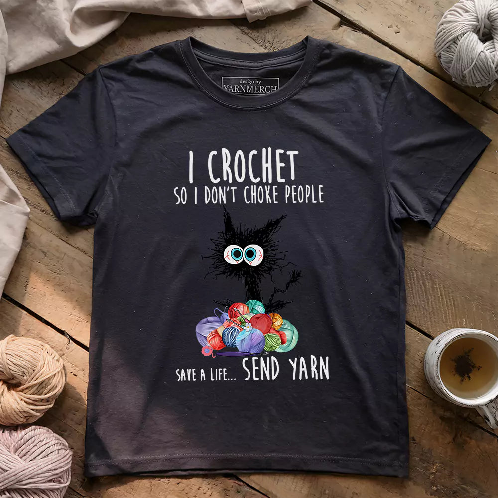 Send Yarn Cotton T-Shirt | Soft Classic Fit Tee – Made in USA