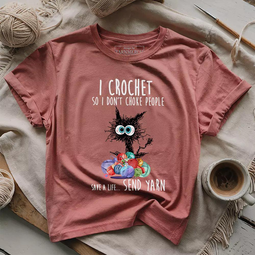 Send Yarn Cotton T-Shirt | Soft Classic Fit Tee – Made in USA