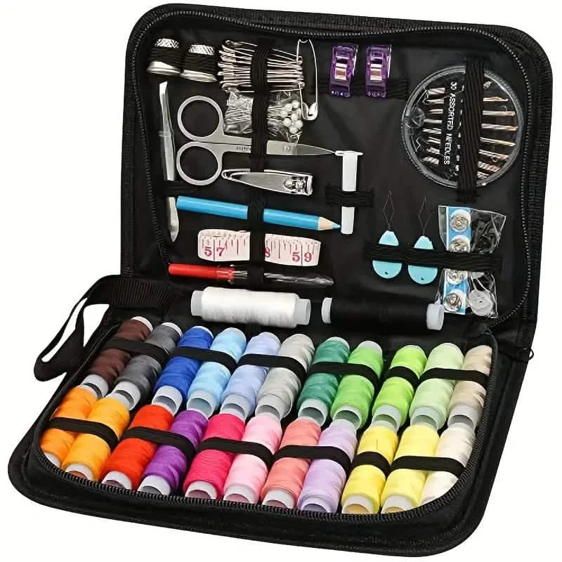 Mini Sewing Kit – All-in-One Portable Zipper Case for Home & Travel