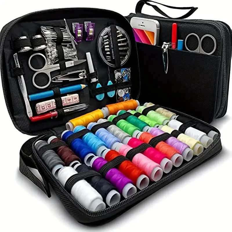 Mini Sewing Kit – All-in-One Portable Zipper Case for Home & Travel
