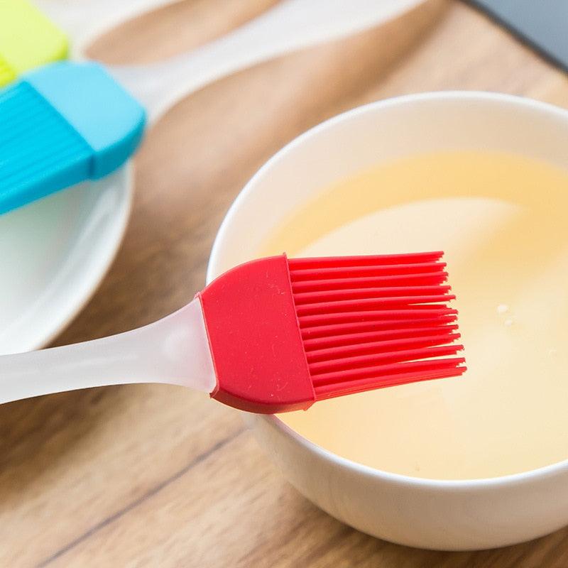 Silicone Basting Brush – Heat Resistant BBQ & Pastry Oil Brush for Kitchen & Grill
