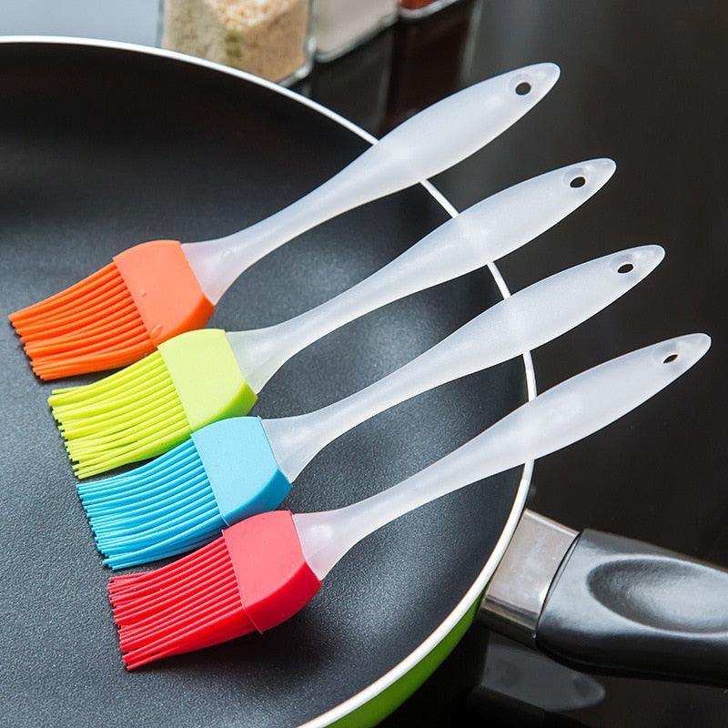 Silicone Basting Brush – Heat Resistant BBQ & Pastry Oil Brush for Kitchen & Grill