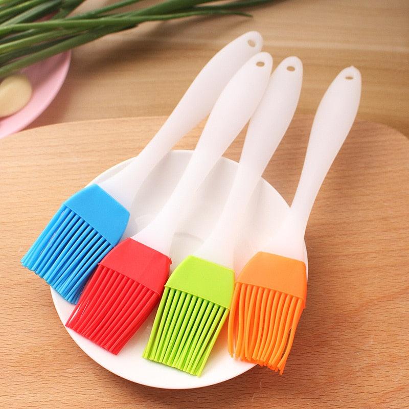 Silicone Basting Brush – Heat Resistant BBQ & Pastry Oil Brush for Kitchen & Grill