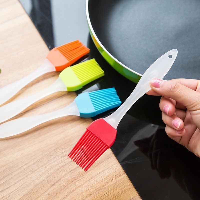 Silicone Basting Brush – Heat Resistant BBQ & Pastry Oil Brush for Kitchen & Grill