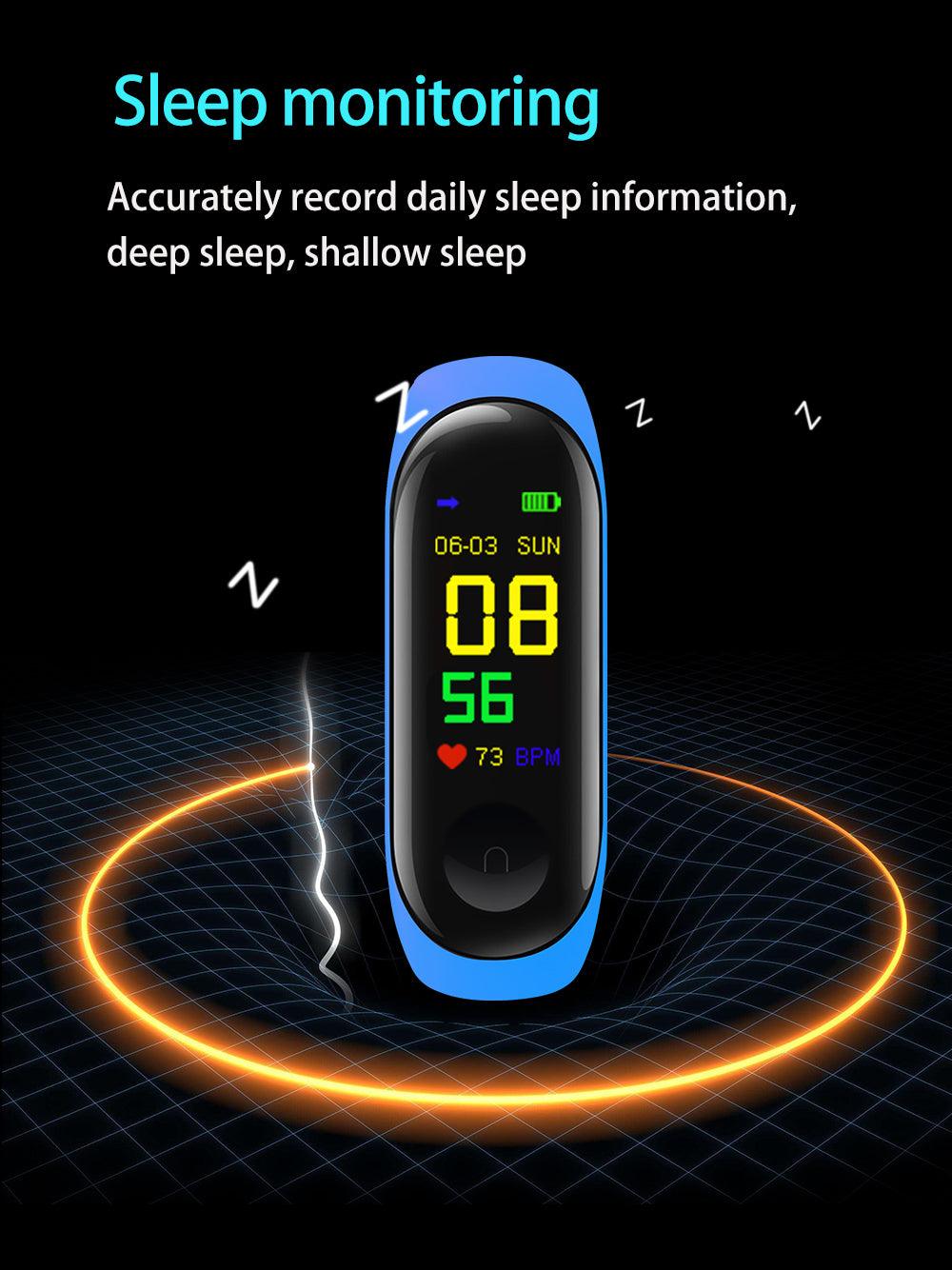 Kids Fitness Tracker Smartwatch with Heart Rate & Sleep Monitor — Waterproof, Boys & Girls