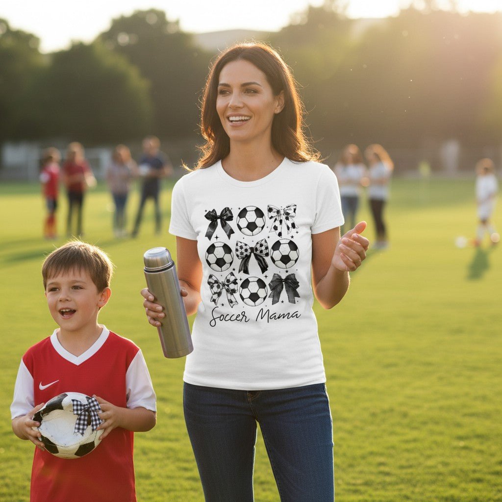Dashing Nova Soccer Mama Grafik-T-Shirt – 100 % ringgesponnene Baumwolle | Spieltag-T-Shirt