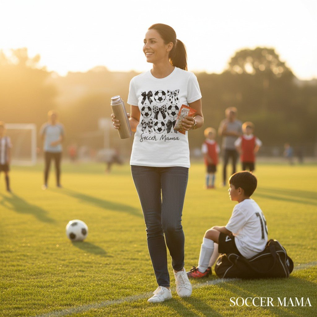 Dashing Nova Soccer Mama Grafik-T-Shirt – 100 % ringgesponnene Baumwolle | Spieltag-T-Shirt