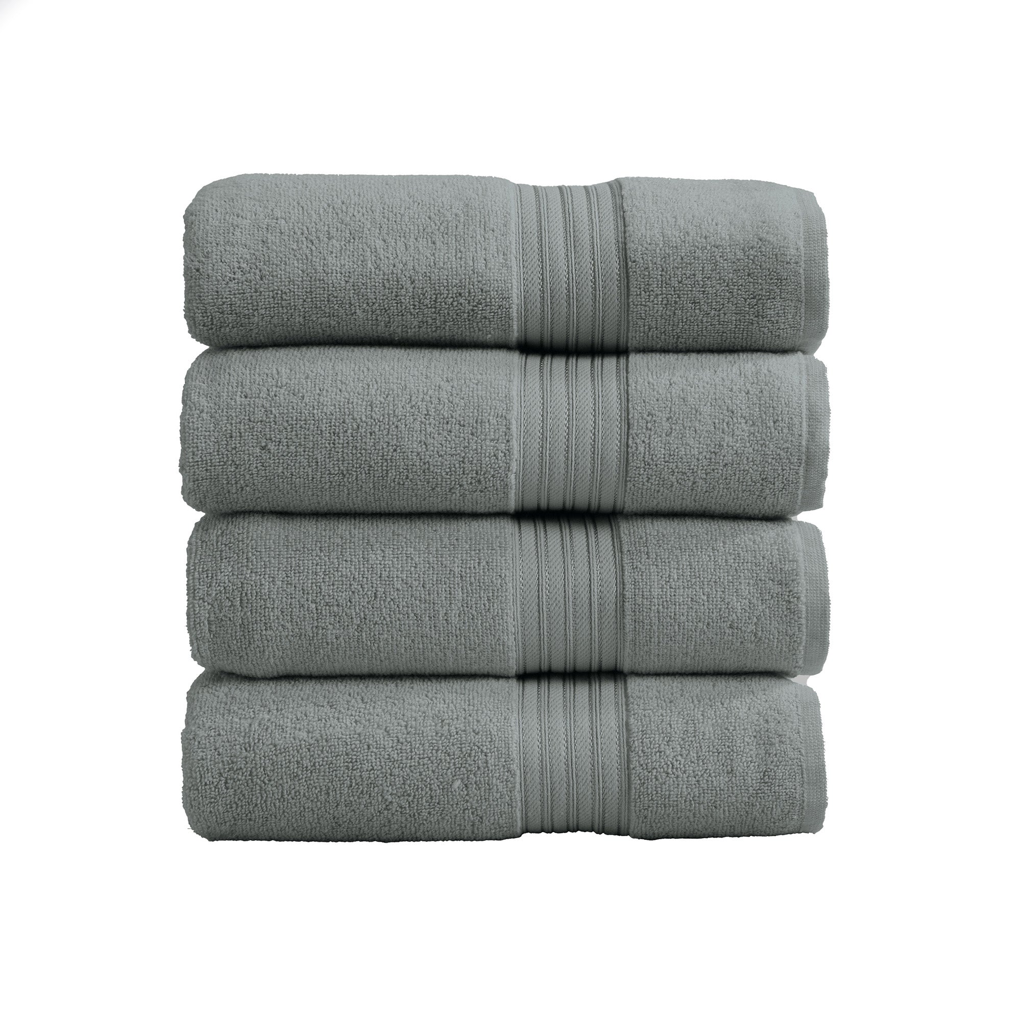 Feather Spun Cotton Bath Towels — Soft, Quick-Dry & Lightweight | Classic Bordered Style