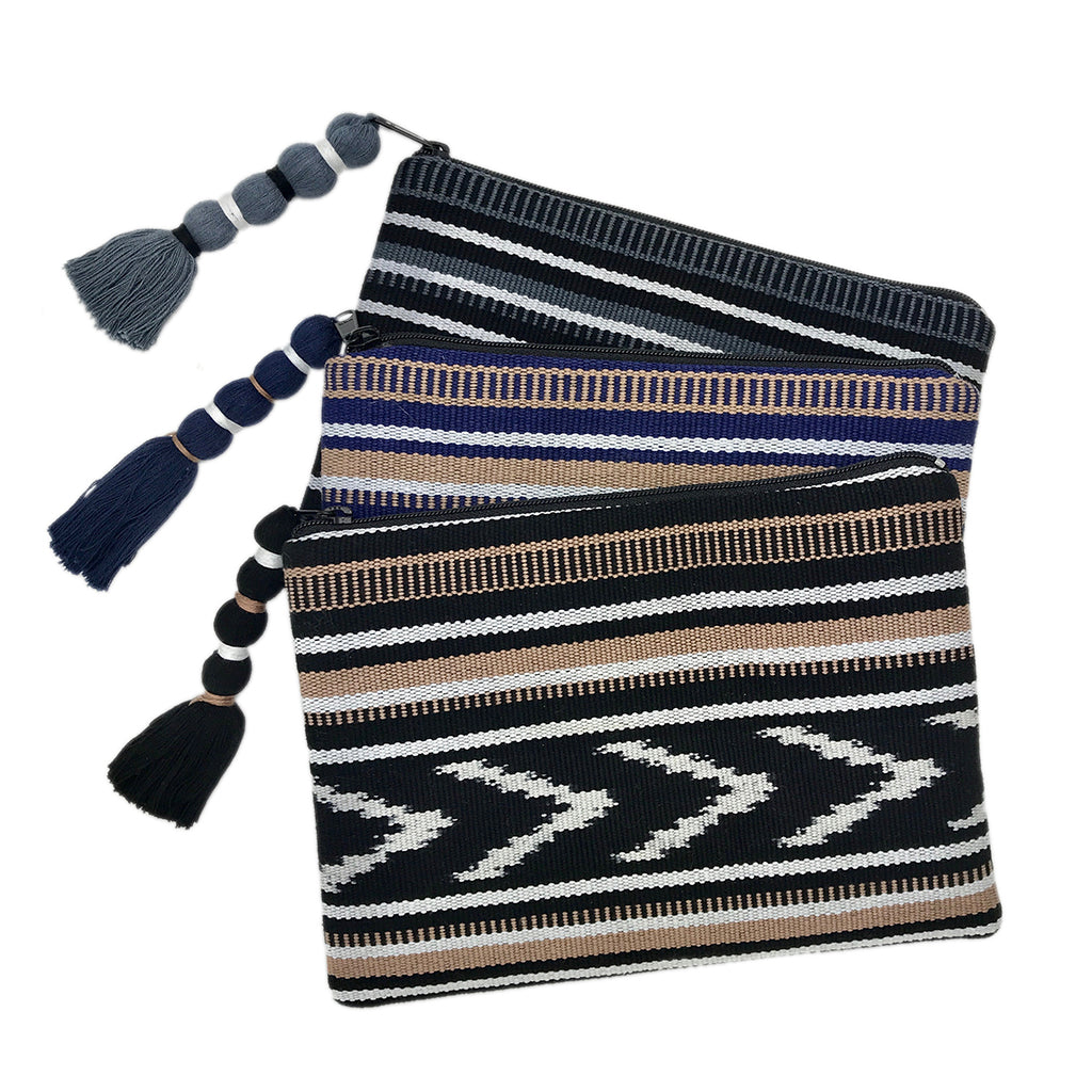 Handwoven Tribal Ikat Clutch | Fair Trade | Guatemalan Artisan Made