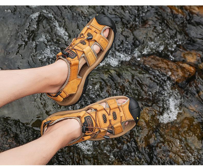 Men's Closed Toe Hiking Sandals | Waterproof Breathable Outdoor Sandal