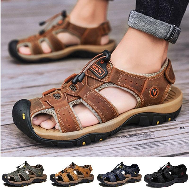 Men's Closed Toe Hiking Sandals | Waterproof Breathable Outdoor Sandal