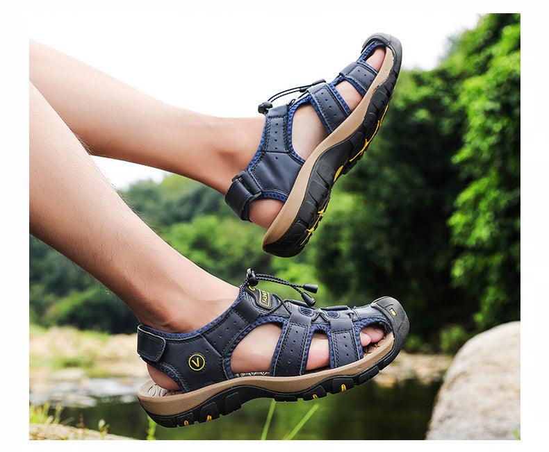 Men's Closed Toe Hiking Sandals | Waterproof Breathable Outdoor Sandal