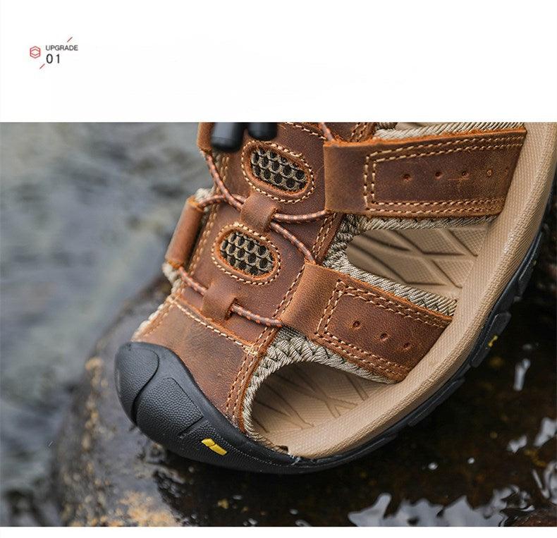 Men's Closed Toe Hiking Sandals | Waterproof Breathable Outdoor Sandal