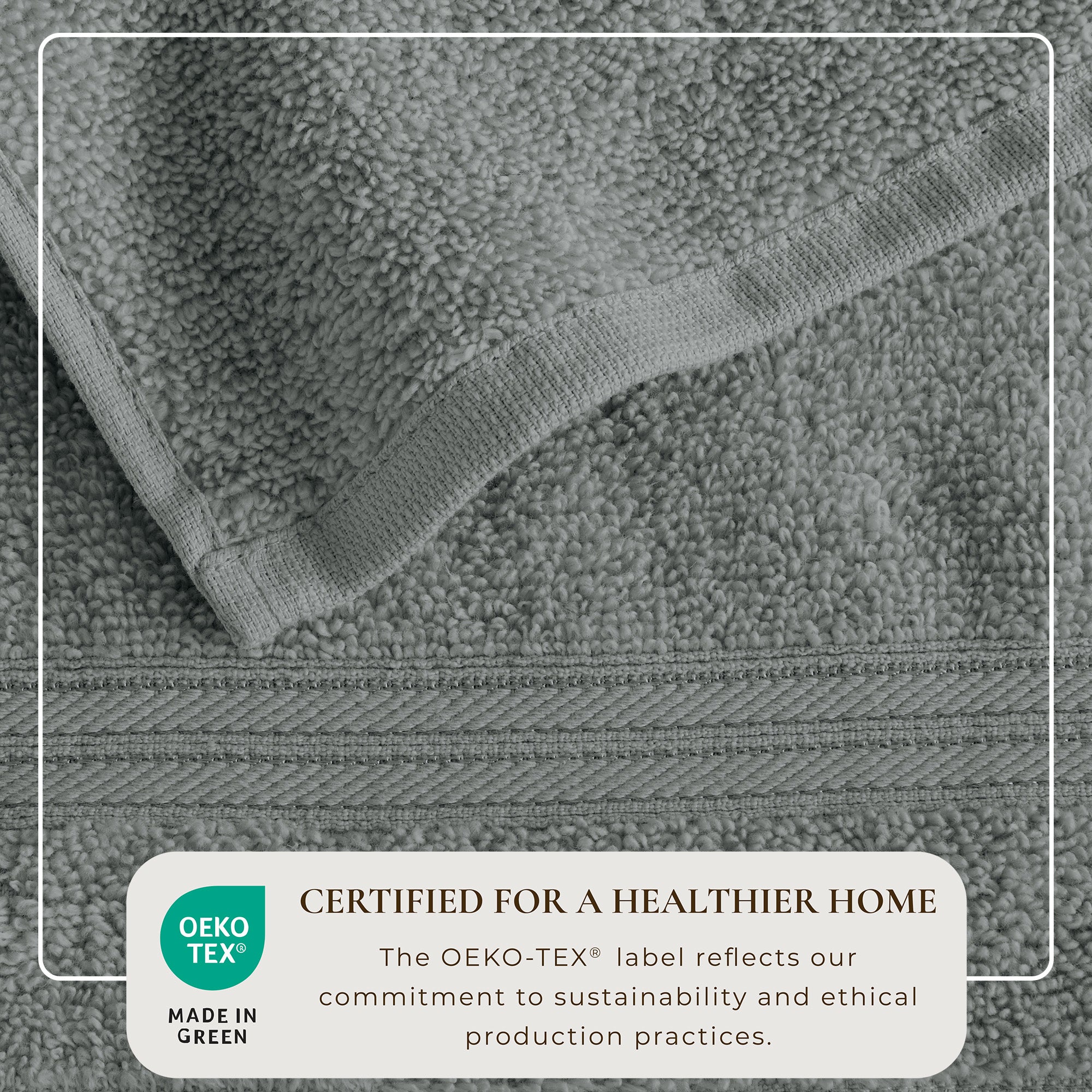 Feather Spun Cotton Bath Towels — Soft, Quick-Dry & Lightweight | Classic Bordered Style