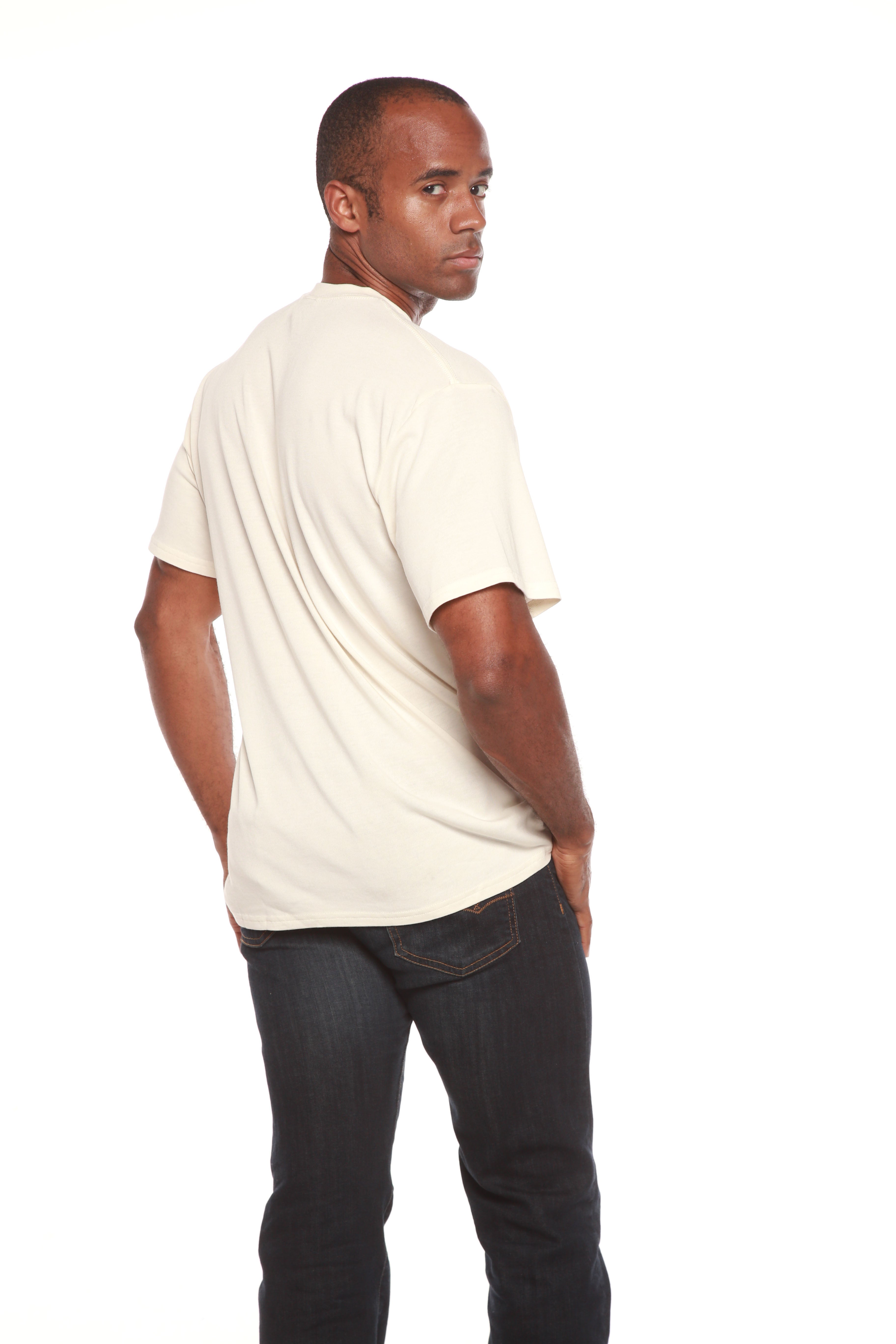 Original Spun Bamboo Herren Rundhals-T-Shirt – 70 % Bambus, 30 % Bio-Baumwolle | Ultraweich