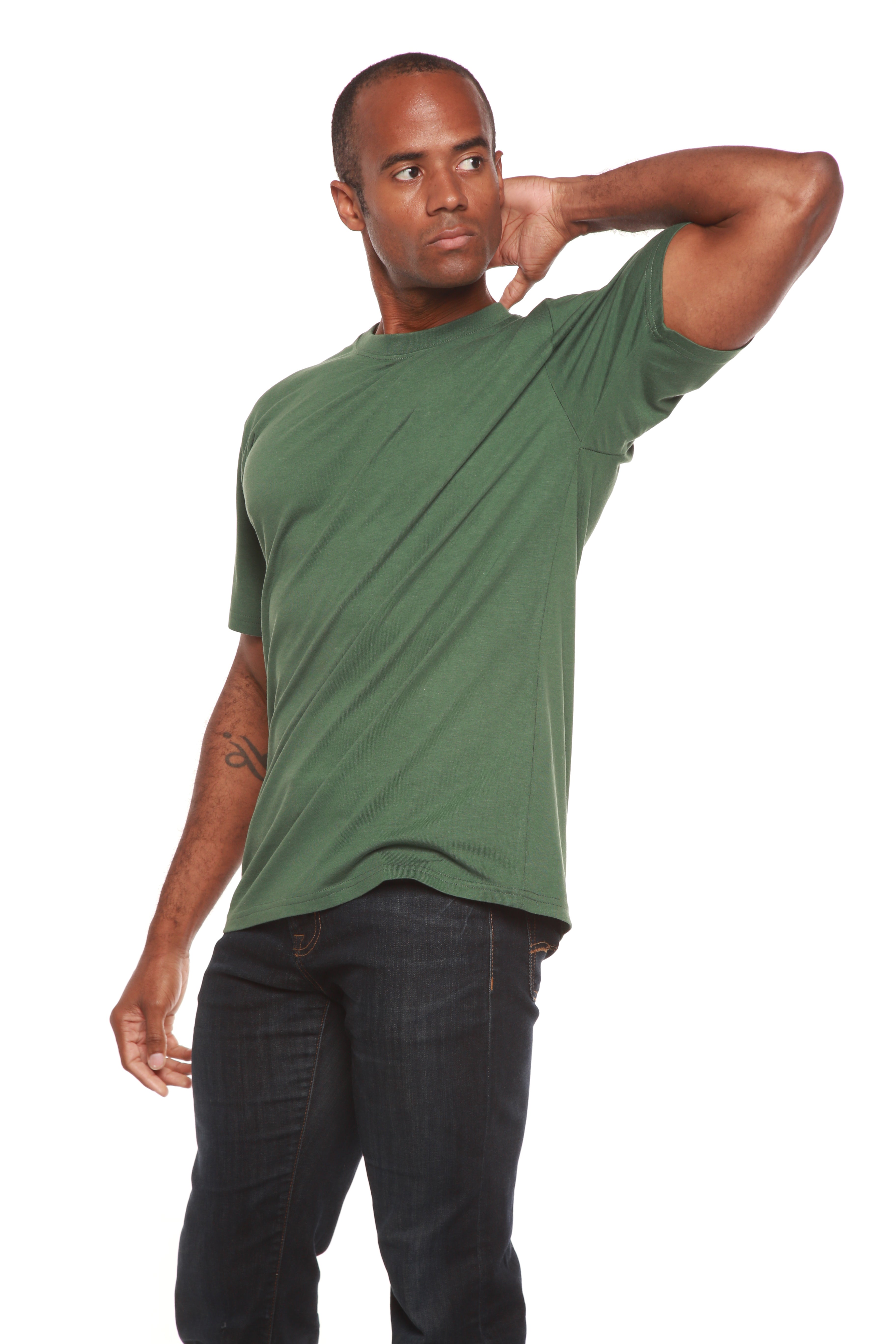Original Spun Bamboo Herren Rundhals-T-Shirt – 70 % Bambus, 30 % Bio-Baumwolle | Ultraweich