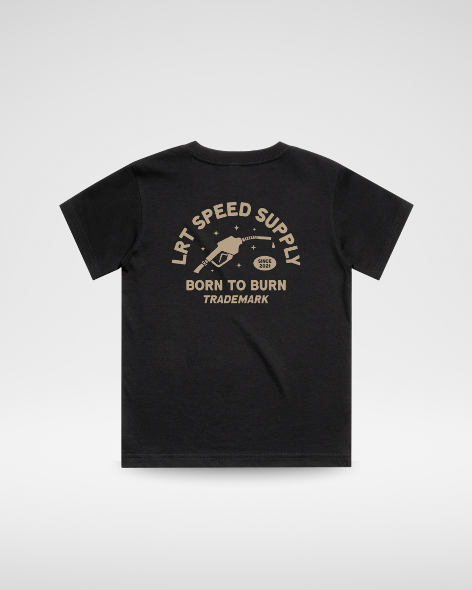 Speed Supply Tee – Kids' Graphic T-Shirt in Black