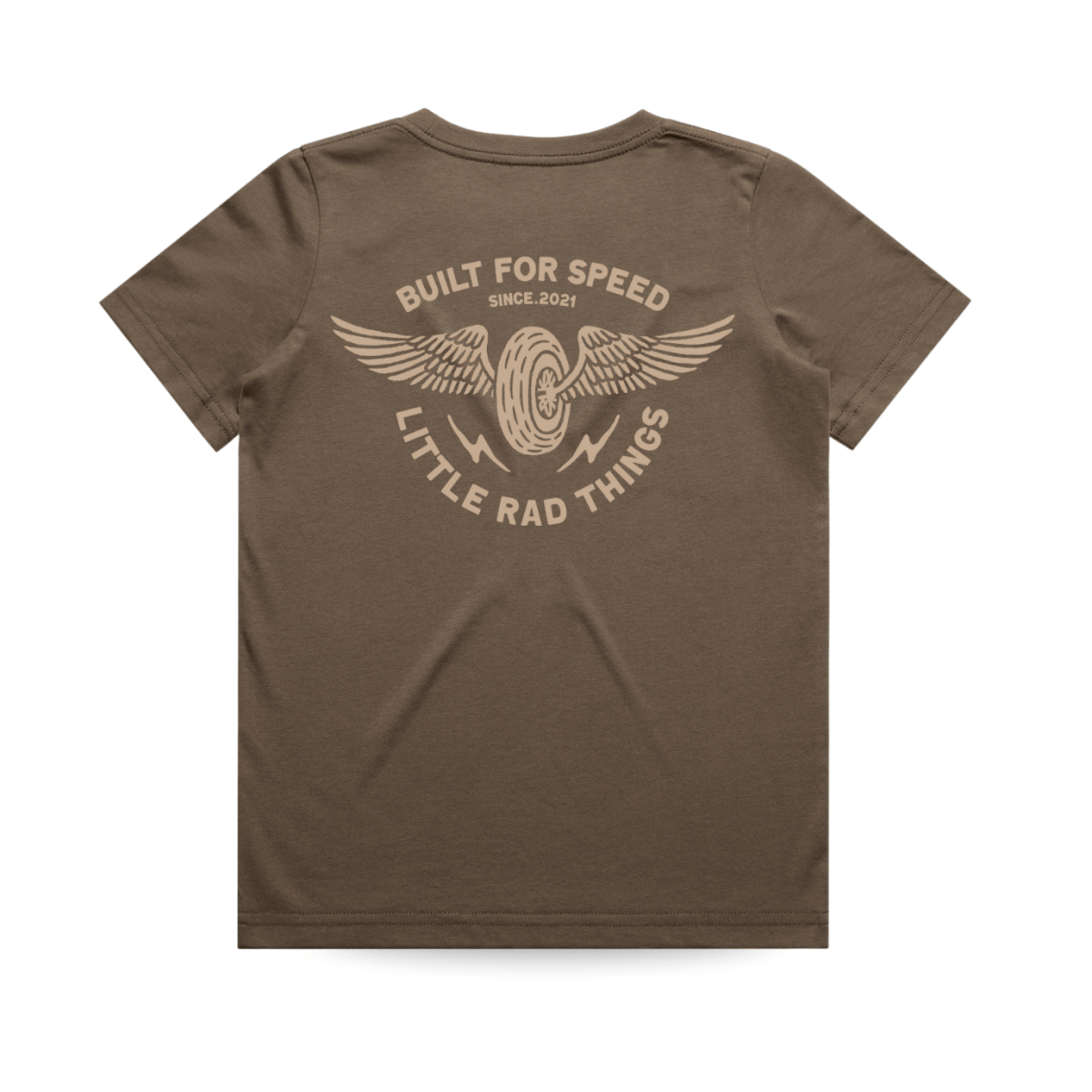 T-SHIRT WINGED MECHANIC – BRAUN