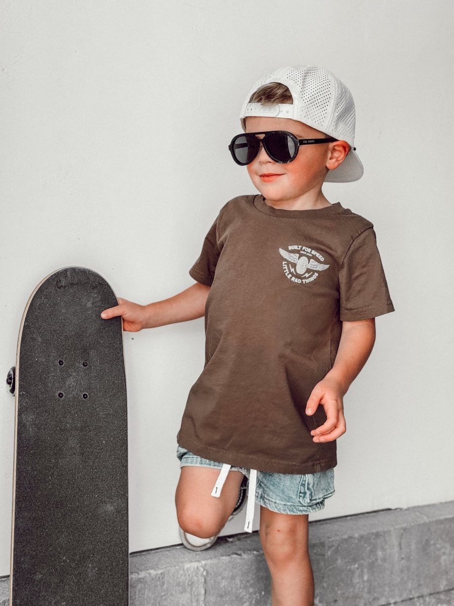 T-SHIRT WINGED MECHANIC – BRAUN