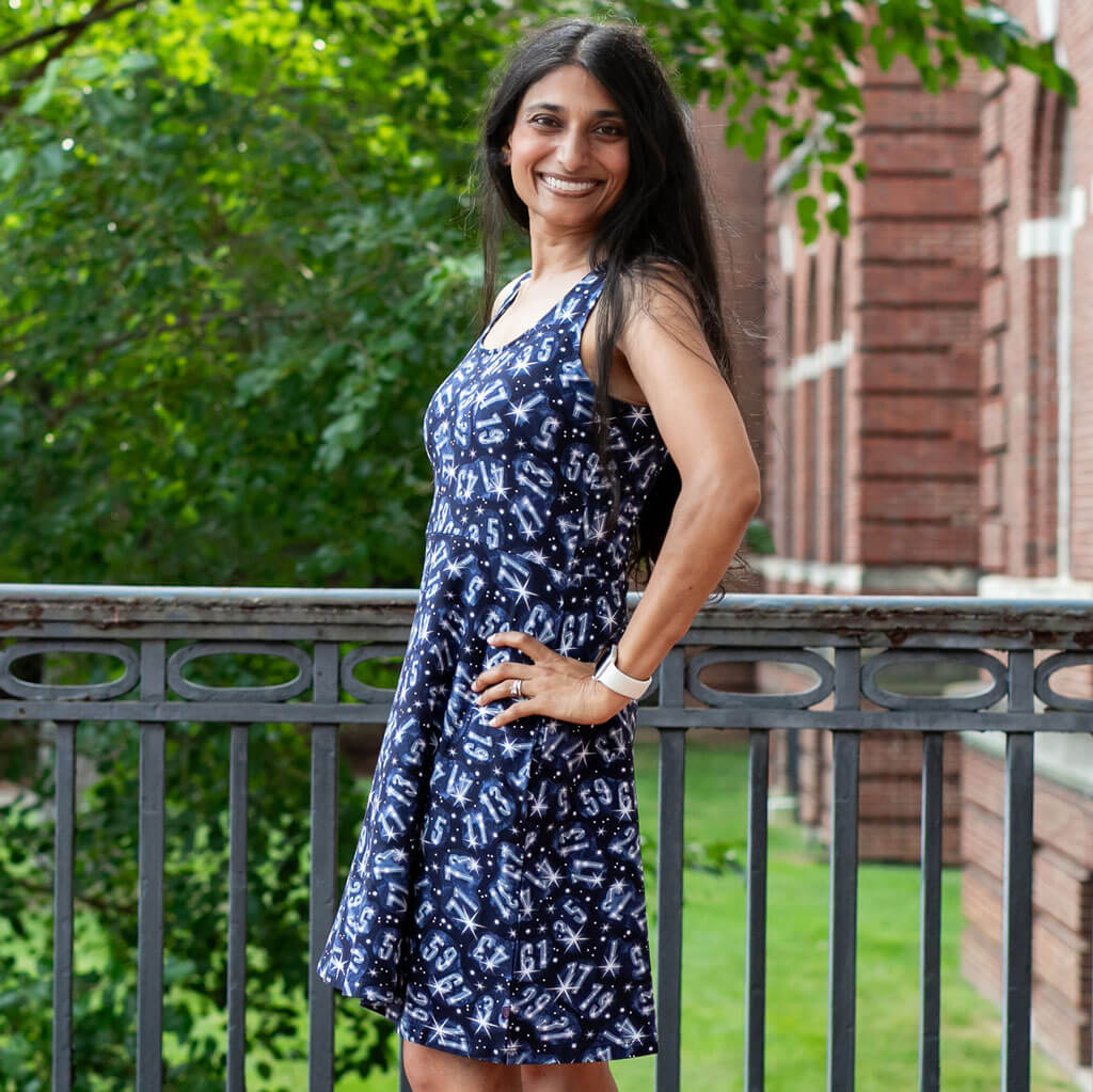 Twin Prime Numbers Constellation Dress | Deep Pockets | Navy | Sizes 0–34