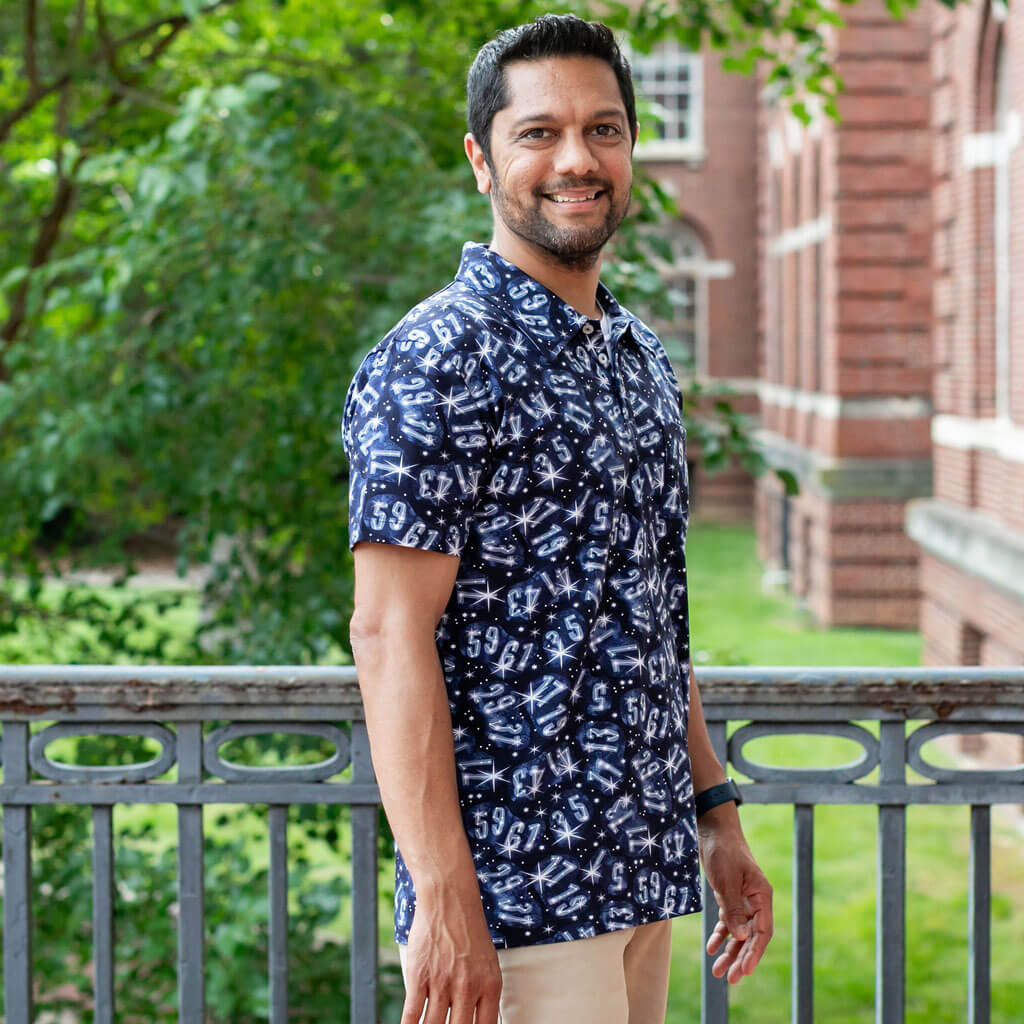 Twin Prime Numbers Constellation Polo Shirt | Navy | 95% Cotton | XS–3XL