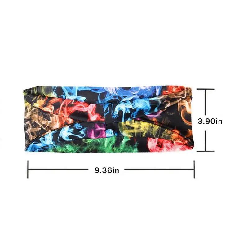 Printed Cross Turban Headband | Soft Knotted Hair Wrap for Women | 38 Prints
