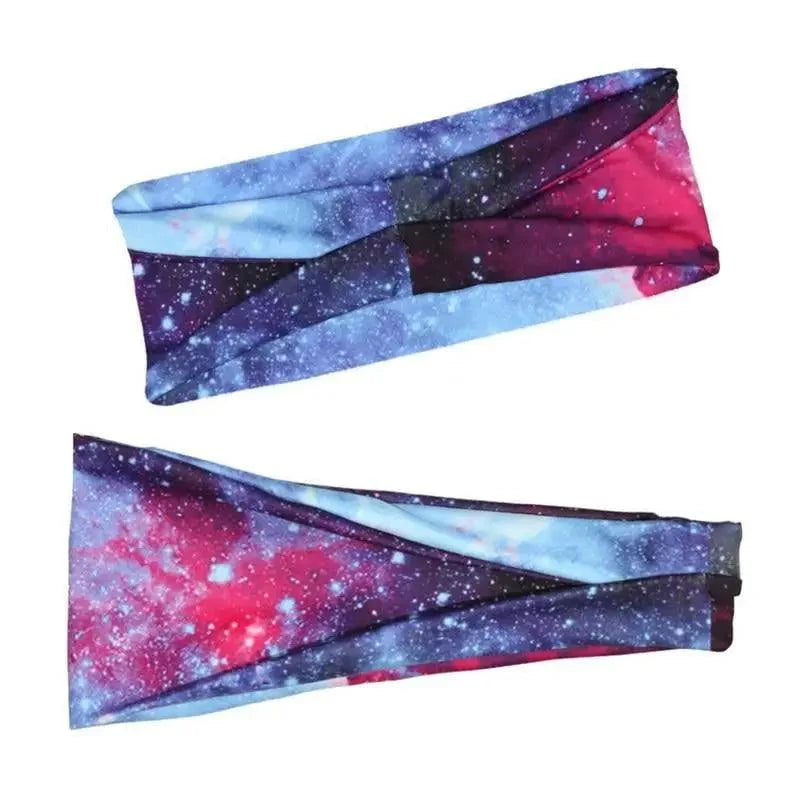 Printed Cross Turban Headband | Soft Knotted Hair Wrap for Women | 38 Prints