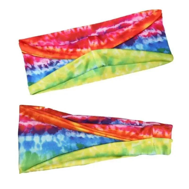 Printed Cross Turban Headband | Soft Knotted Hair Wrap for Women | 38 Prints