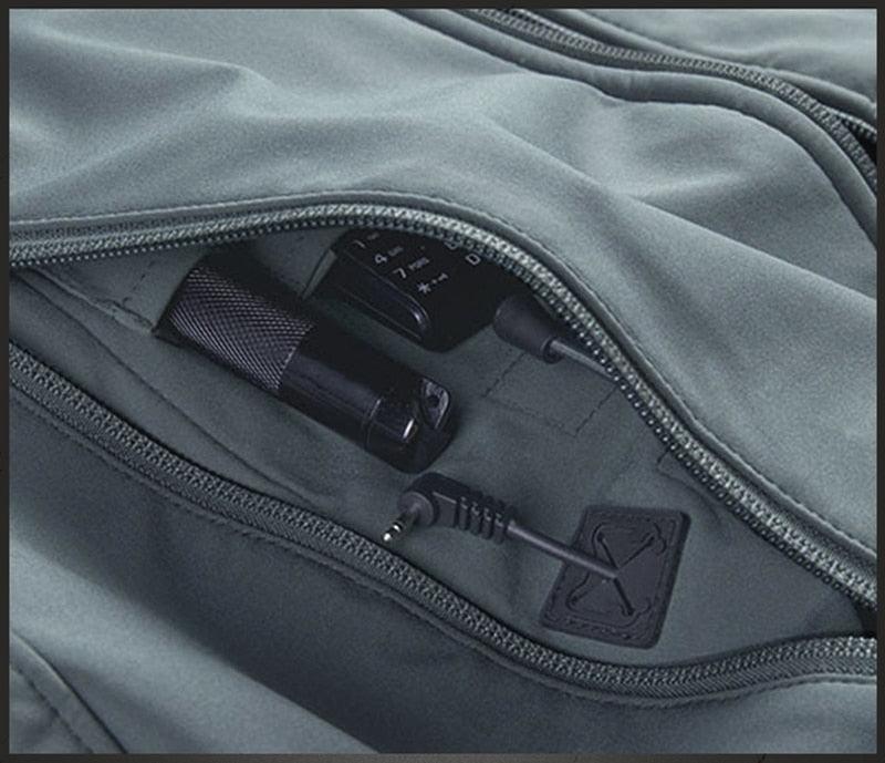 Men's Tactical Fleece Jacket | Waterproof Windproof Outdoor Coat