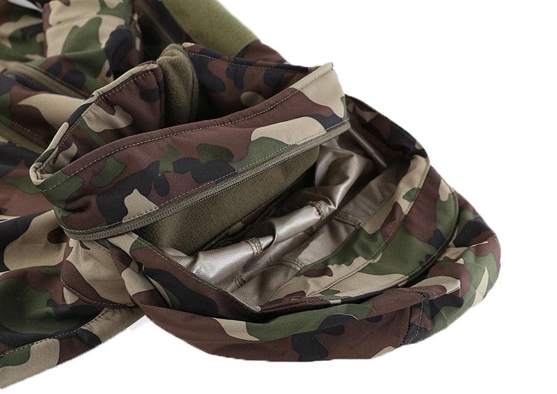 Men's Tactical Fleece Jacket | Waterproof Windproof Outdoor Coat